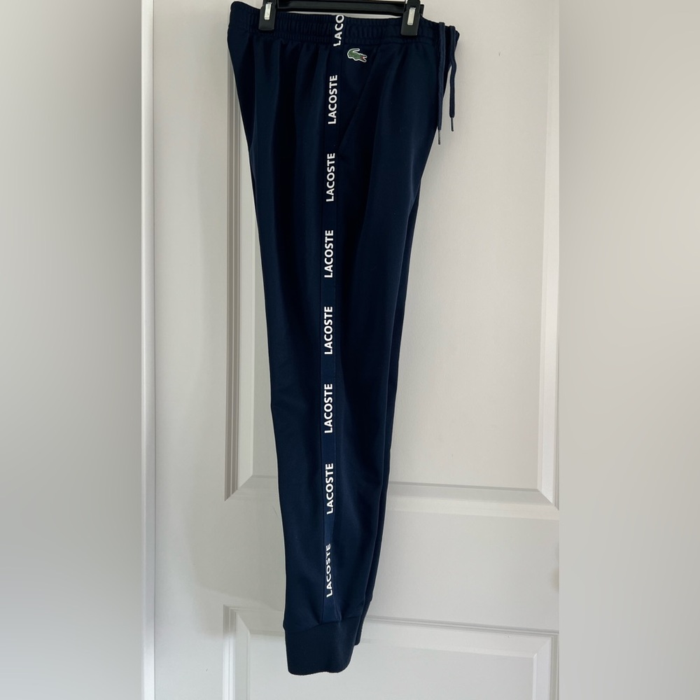 Lacoste Dark Blue sport Joggers with Logo